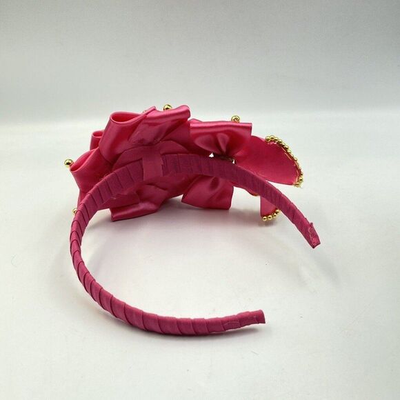 Hair Band Hand-made Hair Accessories For Girls Pink 4 in Wide - Picture 10 of 12